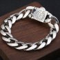 Chrome Hearts Rolling stone tongue Handmade bracelet S925 Sterling Silver Punk retro Bracelet
