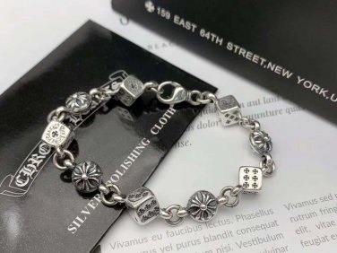 Chrome Hearts Dice cross bracelet S925 
