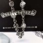 Chrome Hearts Dice cross bracelet S925 Sterling Silver Punk retro Handmade Bracelet