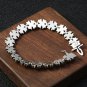 Chrome Hearts Retro creative splicing Cross Bracelet S925 Sterling Silver Punk Handmade Bracelet