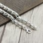 Chrome Hearts Lobster clasp Chain S925 Sterling Silver Rome alphabet Fashion Necklace 8 mm diameter