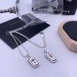 Chrome Hearts NEW Cross dagger spinning Pendant Necklace S925 Sterling Silver Handmade Necklace