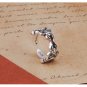 Chrome Hearts dagger ring S925 Sterling Silver cruciate flower ring, Archangel sword ring