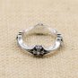 Chrome Hearts Cross Lovers Ring S925 Sterling Silver Rock Punk Personalized Handmade ring