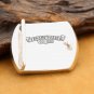 Punk style Cross swallow tail flower belt buckle S925 Sterling Silver  Chrome Hearts jewelry
