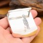 Punk style Cross swallow tail flower belt buckle S925 Sterling Silver  Chrome Hearts jewelry