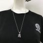 Chrome Hearts Gothic English letters  Pendant S925 Sterling Silver rock punk Retro Pendant