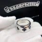 Chrome Hearts cross Handmade ring, S925 Sterling Silver lovers Cross rock ring