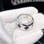 Chrome Hearts cross Handmade ring, S925 Sterling Silver lovers Cross rock ring