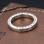 Chrome Hearts forever ring, S925 Sterling Silver lovers Cross rock 3mm ring Men's and women's ring