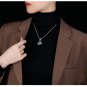 Chrome Hearts Cross Pendant S925 Sterling Silver rock Cross anchor hexagram rotatable Pendant