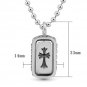 Chrome Hearts Cross dagger flip Silver Pendant-S925 Sterling Silver Retro Punk style Pendant