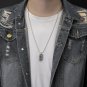 Chrome Hearts Cross dagger flip Silver Pendant-S925 Sterling Silver Retro Punk style Pendant