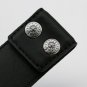 S925 Sterling Silver jewelry leather belt Chrome Hearts Punk style cross Cow leather leather belt
