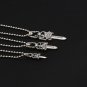 Chrome Hearts dagger Pendant S925 Sterling Silver Retro  rock punk Handmade Pendant