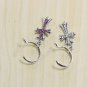 S925 Sterling Silver Zircon Cross Earring -Chrome Hearts Retro Earring Handmade Dagger jewellery