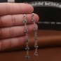 Chrome Hearts Retro Earring S925 Sterling Silver Zircon Cross  Earring - Handmade Earring  jewellery