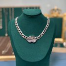 Chrome Hearts Cross Rock tongue Necklace S925 Sterling Silver rock handmade Necklace