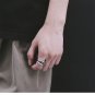 Chrome Hearts Ring S925 Sterling Silver Retro Bevel Cross Anchor Ring ring