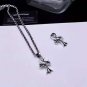 Chrome Hearts Cross Pendant S925 Sterling Silver Retro  rock punk Heart Cross Handmade Pendant
