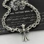 Chrome Hearts Necklace Punk Personality Trend Hip Hop Vintage Cross Letter Necklace