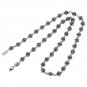 Chrome Hearts Cross orb necklace collarbone chain fashion jumper chain S925 Sterling Silver necklace