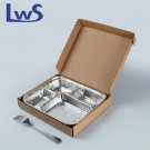 takeaway food container with logo aluminum food box