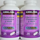 2x 300 Tablets Kirkland Glucosamine Chondroitin and MSM Joint Pain From Canada