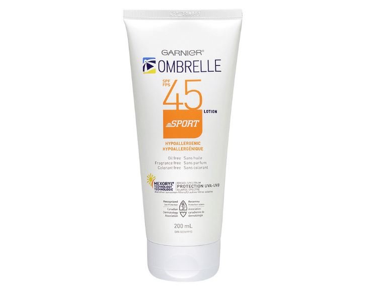 Ombrelle Sport 45 SPF Hypoallergenic Sunscreen Lotion 2 x 200ml From canada