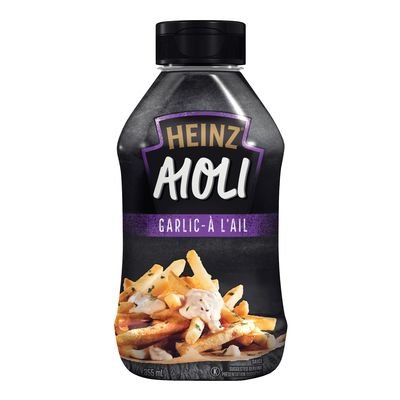 Heinz Garlic Aioli Sauce 4X355ml Bottle Canada Fries From Canada.