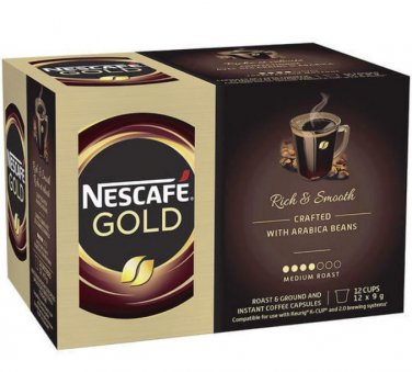 From Canada NESCAFE Gold Rich and smooth medium roast arabica K Cup coffee pods 30 un