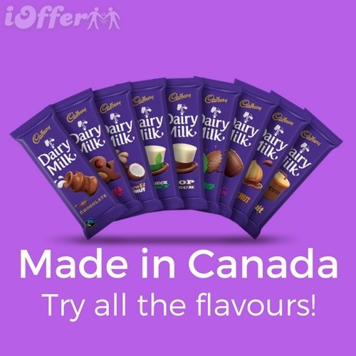CADBURY DAIRY MILK HAZELNUT CHOCOLATE BAR 2X 100 GR From Canada