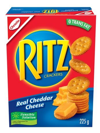 4X boxes Ritz Real Cheddar Cheese Crackers 200 g from CANADA