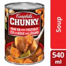 Campbell’s Chunky Prime Rib & Vegetables Soup 6 Cans 540ml Meal soup From Canada