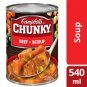 Campbell's Chunky Beef Soup 6 Cans 540ml Meal soup From Canada