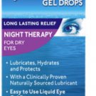 Hydrasense Gel Drops Night Therapy for Dry Eyes 10mL X 2  Preservative Free From Canada