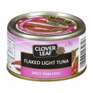 CLOVER LEAF Spicy Thaï chili flaked light tuna 85 G x 12 tins From Canada
