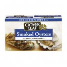 CLOVER LEAF Hardwood smoked oysters 85 G x 12 tins From Canada