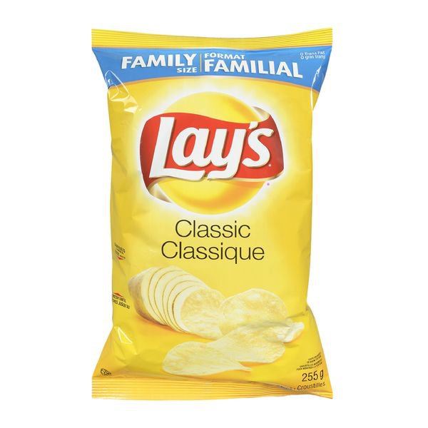 LAY'S CLASSIC® Potato Chips Family Pack 255 gr From Canada