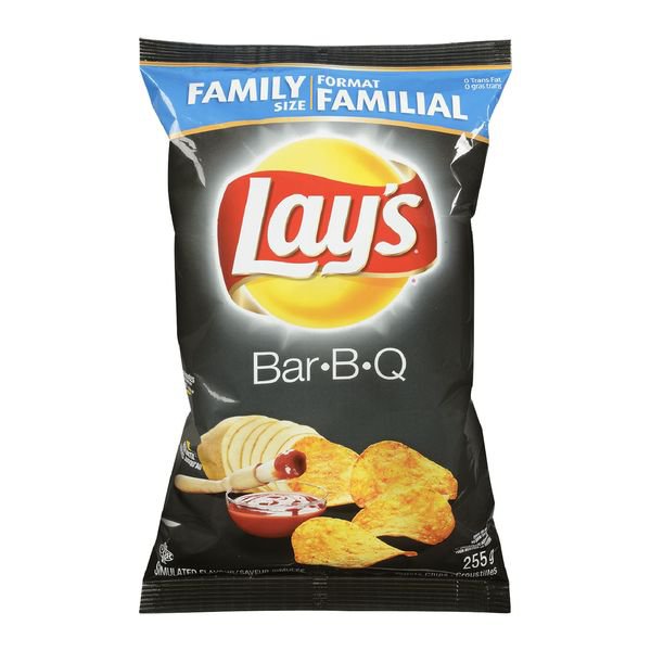 LAY'S Family size lightly salted chips 255 gr From Canada