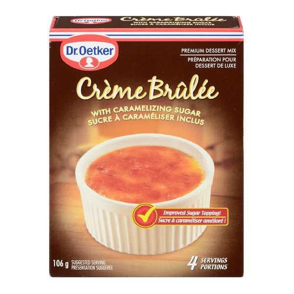 Gourmet Dr Oetker Creme Brulee 3 packs of 4 serving From ...