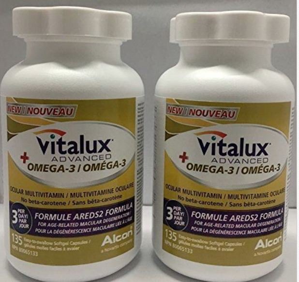 Vitalux Advanced Omega 3 Ocular Multivitamin 2 X 135 Softgels From Canada