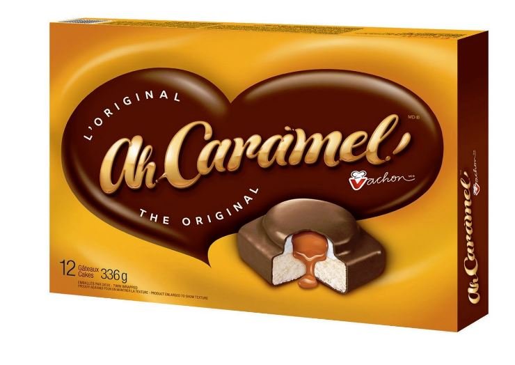 Vachon Ah Caramel Snack Cakes pastried 12 X 2 boxes Made in Canada