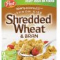 POST SHREDDED WHEAT, WHEAT N' BRAN 525 g X4 From Canada