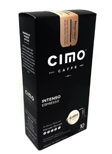 CIMO Intenso Caffee Nespresso Classic Compatible Capsule Coffee, 20  capsules/box From canada