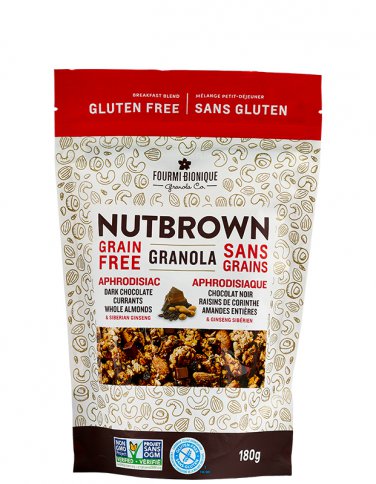 NUTBROWN Grain free Gran Granola APHRODISIAC by La fourmi Atomique