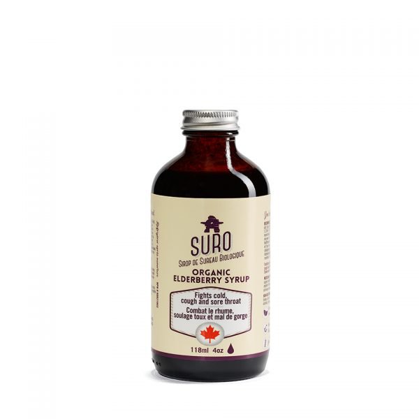 SURO Organic Elderberry Syrup, 236 ml From Canada