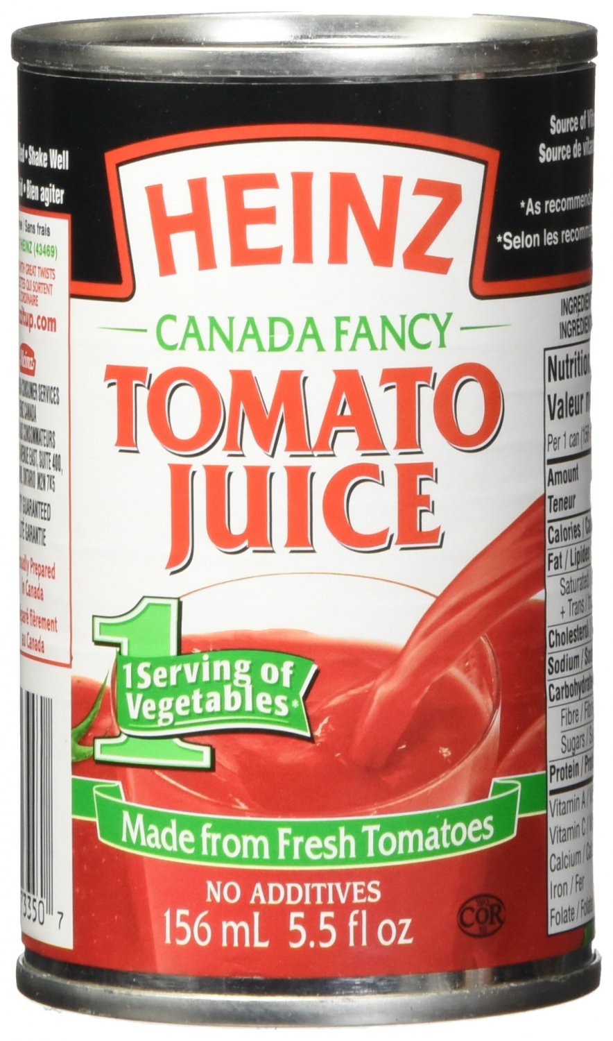 HEINZ Tomato Juice 156 ml 5.5 fl oz 6 Pack from canada