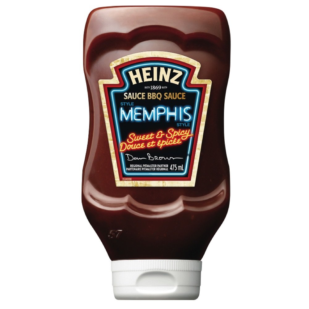 HEINZ BBQ Sauce, Sweet and Spicy Memphis, 475 ml from Canada