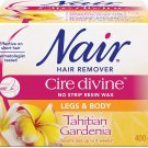 Nair Cire Divine No Strip Resin Wax for Legs & Body, Tahitian Gardenia, 400-g From Canada